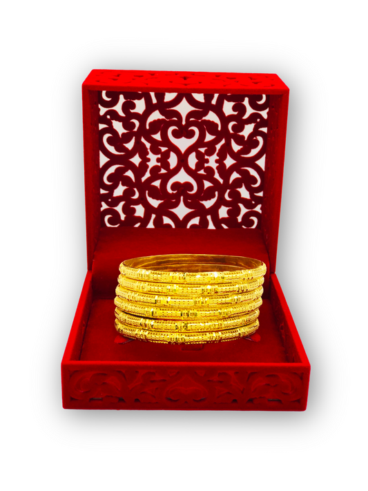 Golden Arabesque Bangles