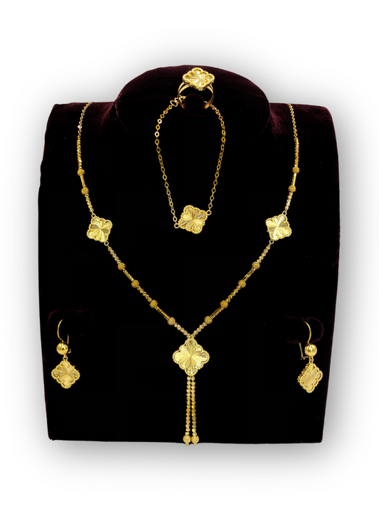 Golden Serenity Jewelry Duo