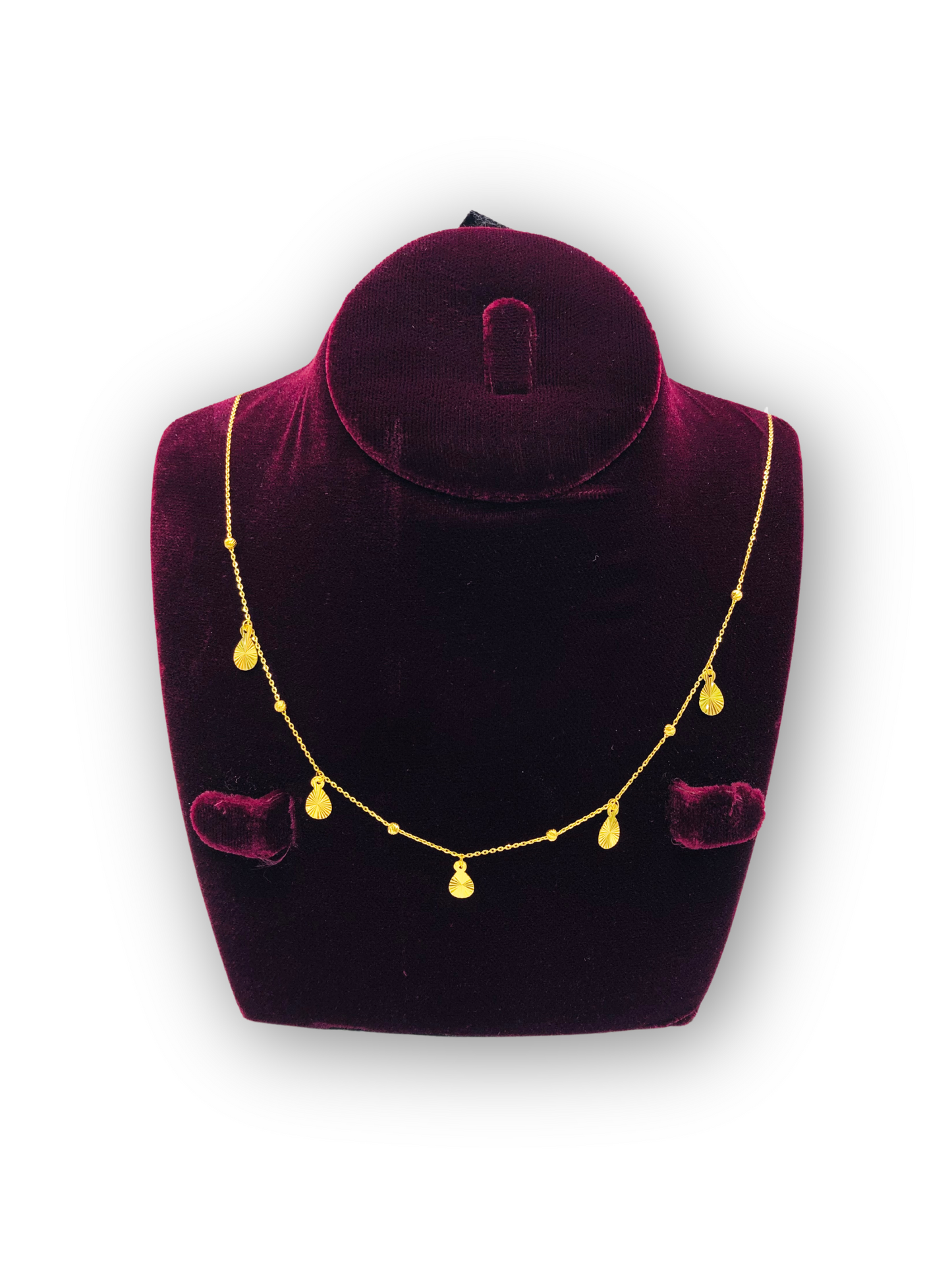 Opulent Gold Charm Necklace Set