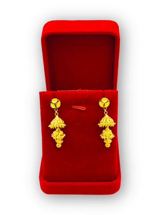 Enchanting Floral Bloom Jhumkas