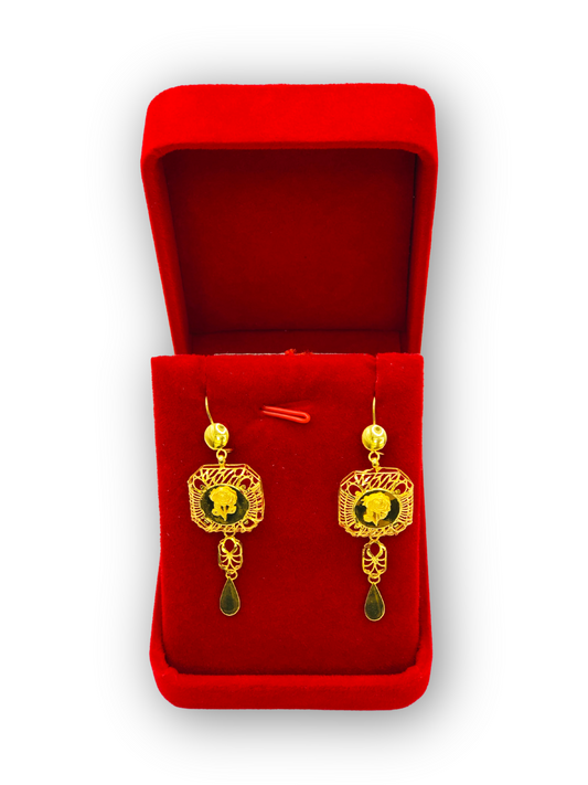 Timeless Elegance Gold Jhumkas