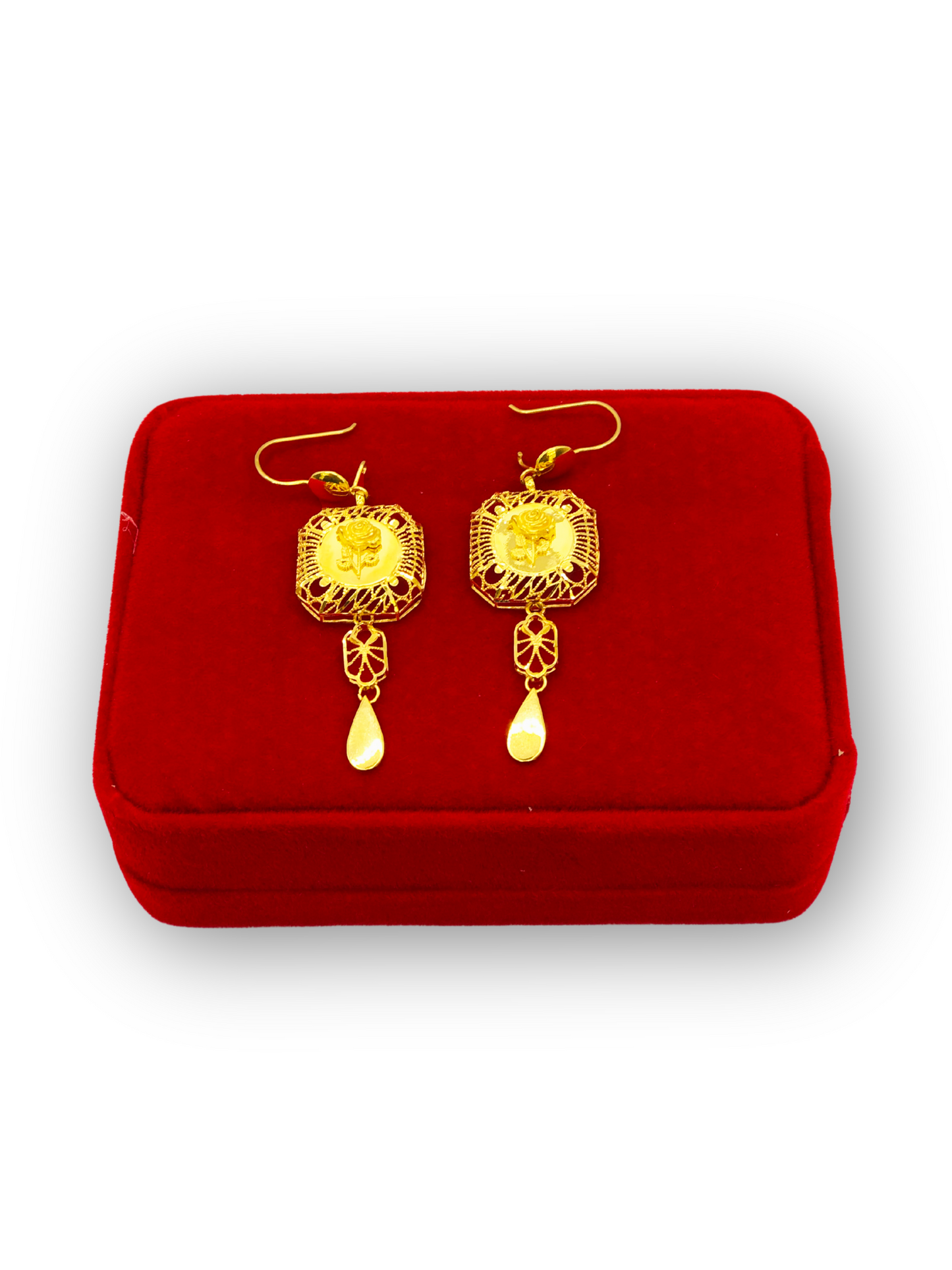 Timeless Elegance Gold Jhumkas