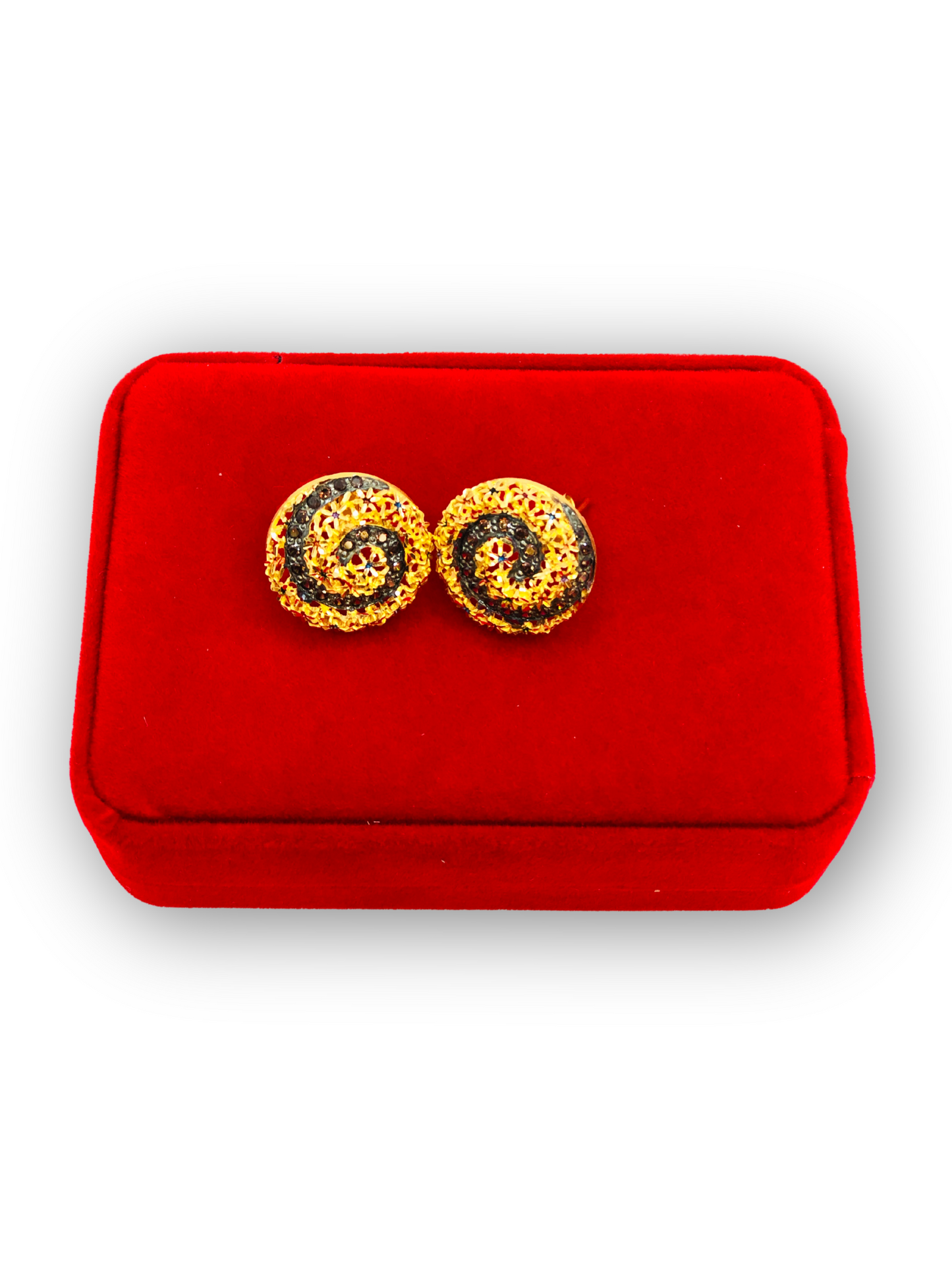 Damas Dazzle Gold Ear Rings