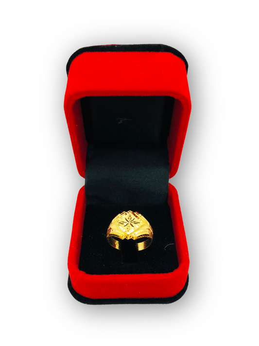 Modern Aristocrat Gold Statement Ring