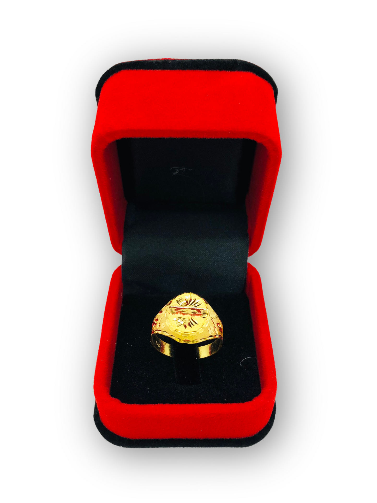 Sleek Sophistication Gentlemen's Gold Ring