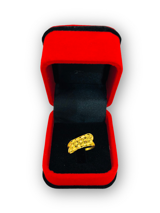 Elite Enigma Men's Signature Gold Ring